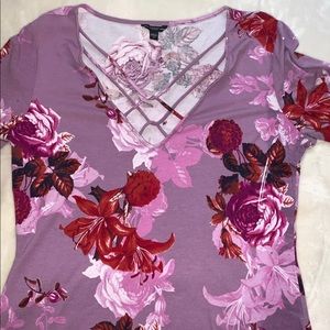 Guess flowered long sleeve